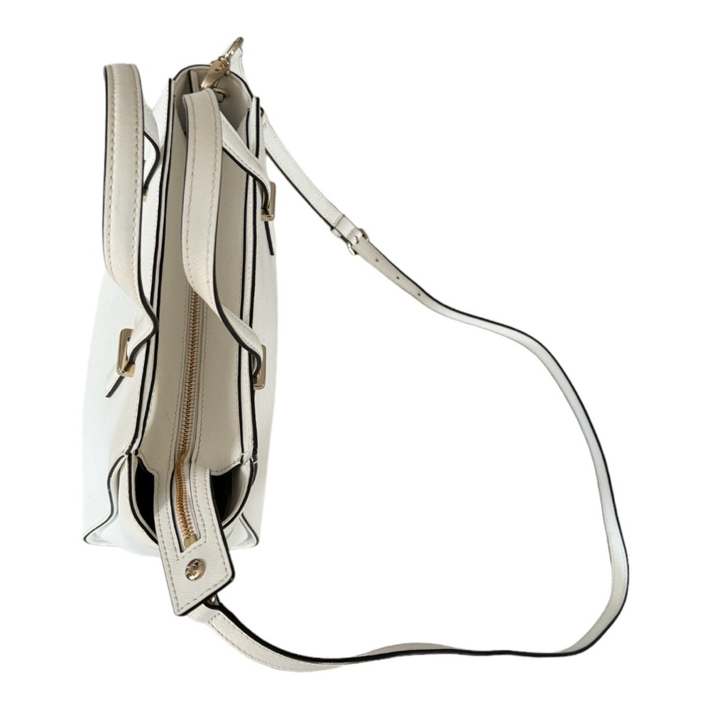 Kate Spade Cedar Street Small Hayden Leather Top-Handle Tote White. - Picture 5 of 9